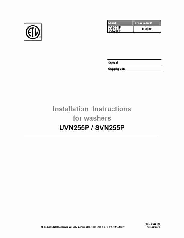 Alliance Laundry Systems Washer SVN255P-page_pdf